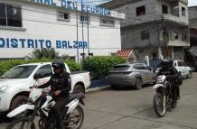 patrullaje de la Policía en Balzar