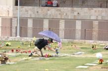 Día de los Difuntos en el cementerio Jardines de Esperanza