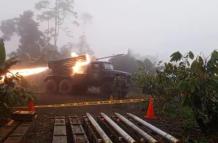 MINERIA ILEGAL AZUAY BOMBARDEO OPERACION TORMENTA DE FUEGO