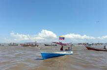 botes al navegar en Cumaná