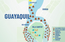 Mapa presentado por el Ministerio de Ambiente.