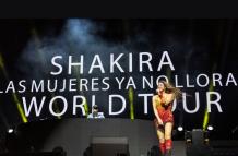 Shakira en el escenario de Las Mujeres Ya no Lloran