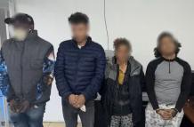 tres personas capturadas por robo