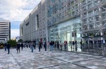 Fachada del Edificio Financiero, en Quito.