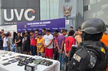 La Policía Nacional detuvo a 37 presuntos integrantes de las bandas criminales Los Lobos, Los Águilas y Los Tiguerones.