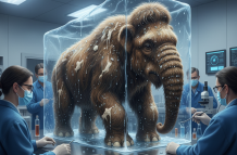 Cría de mamut lanudo