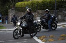 motociclistas en Quito