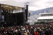 Escenario del Quito Fest.