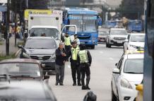 Controles de vías en Quito