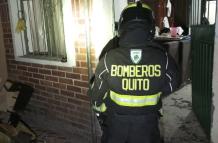 deflgración de gas en el sur de Quito