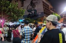 Baile en la calle Panamá