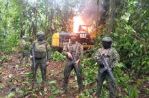 Ejercito ecuatoriano destruye campamento de las disidencias de las FARC