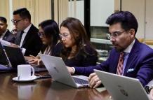 El fiscal Alarcón formuló cargos contra el exjuez David Jacho por presunto acoso sexual.