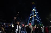 árbol navideño cuenca