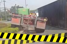 Accidente en la vía a Salitre