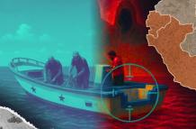 Ilustración sobre piratería y pesca artesanal en el Pacífico sur