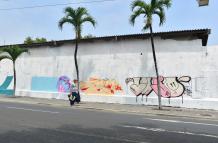 mural de niños de Las Malvinas borrado en Guayaquil