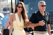 George Clooney junto a su esposa Amal
