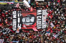 manifestación contra la amnistía al expresidente de Brasil Jair Bolsonaro