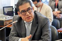 José Suing, presidente de la Corte Nacional de Justicia, firmó el comunicado en donde la entidad solicitaba protección para los jueces.