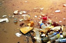 Plásticos en el mar