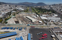 Vista panorámica de la zona donde se plantea ampliar el metro, hasta Calderón.