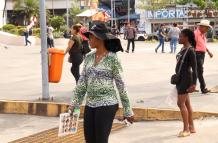 Migrantes en Tapachula, en el estado de Chiapas (México).