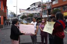 union vecinal en Solanda