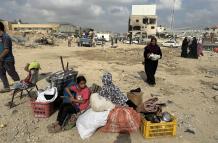 Palestinos desplazados