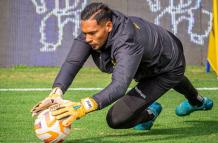 José Contreras arquero venezolano que seguirá en Barcelona SC.