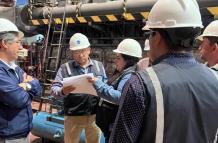 Contraloría General del Estado realiza visita la termoeléctrica Catamayo