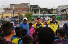 Año 2019 Joel Ordóñez visitaba al entrenador Luis Medina en Durán.