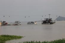 embarcaciones en el río Guayas