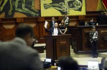 Mario Godoy habló por más de una hora en el Pleno de la Asamblea, tras los cuestionamientos en su contra.