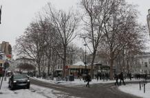 París cubierto de nieve