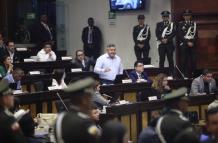 El asambleísta correísta Comps Córdova presentó una queja contra el oficialista Andrés Castillo, por sus expresiones en el Pleno.