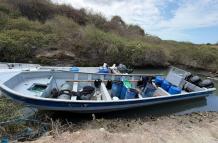 lanchas incautadas en isla Puná