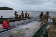 Operativos en los puertos por militares