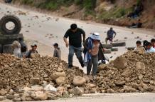 carretera bloqueada Bolivia