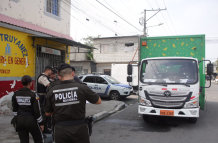 Ataque a un camión de bebidas en Guayaquil