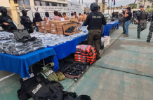 En total, 201 armas fueron retenidas durante la acción policial.