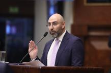 Mario Godoy compareció en la Asamblea el 5 de enero de 2026.