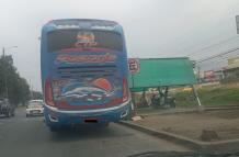 Vía a la costa paradas buses