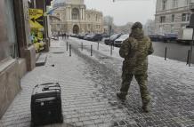 Un soldado ucraniano