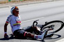Jhonatan Narváez, Tour Down Under 2026, caída, ciclismo, UAE Team Emirates, fractura vértebras, hospitalizado, Lagarto Narváez