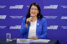Gilda Alcívar presentó el calendario escolar