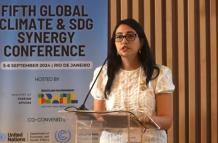 La ministra de Economía, Sariha Moya