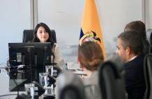 La ministra Sariha Moya