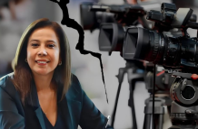 Cynthia Gellibert, secretaria de la Administración Pública y directora nacional de ADN, se declaró enemiga de los medios.