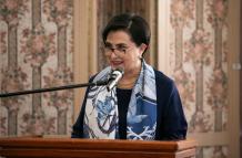 La canciller de Ecuador, Gabriela Sommerfeld y su par de Colombia, Rosa Villavicencio, mantuvieron conversaciones en un contexto de creciente tensión comercial